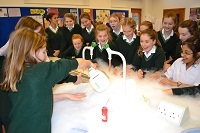 dry ice experiment in the classroom